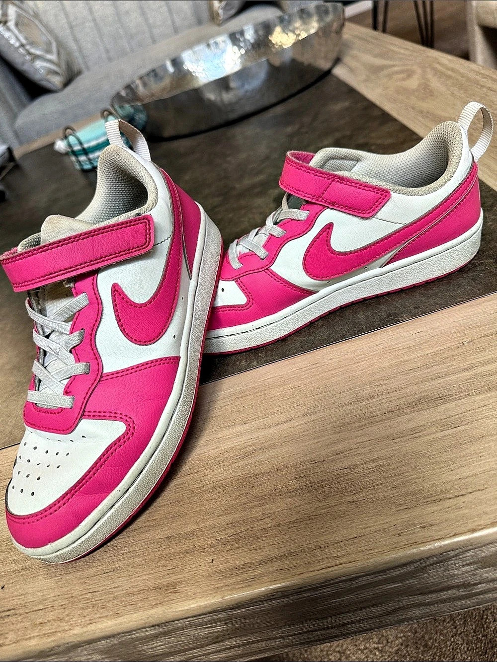 Nike Pink & White Sneakers